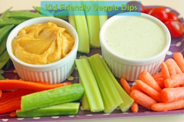 Kid-Friendly Veggie Dips. These dips will make raw veggies in your house magically disappear!